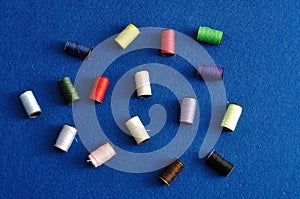 Spools sewing threads