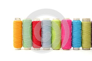 Spools of thread