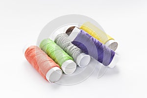 Spools of thread.