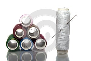 Spools of thread