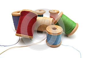 Spools of thread