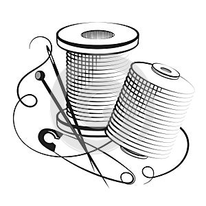 Spools of thread for sewing