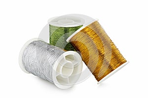 Spools of thread