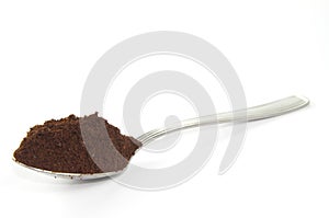 Spoon of coffee