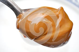 Spoon with Dulce de leche