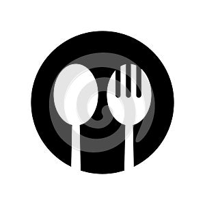 Spoon and fork Icon vector templates for app and web.