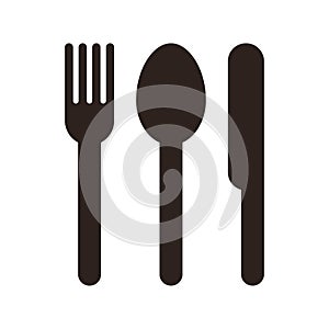 Spoon, fork and knife sign