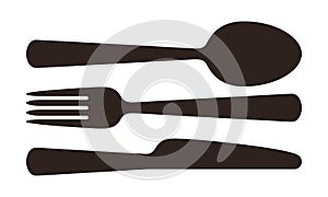 Spoon, fork and knife sign