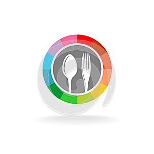 Spoon and fork logo