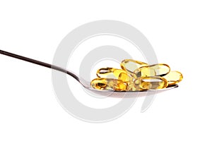 Cucchiaio pieno da olio capsule 