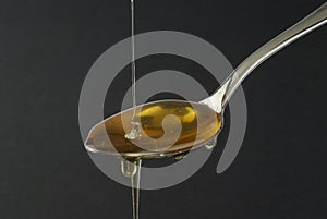 Spoon with honey