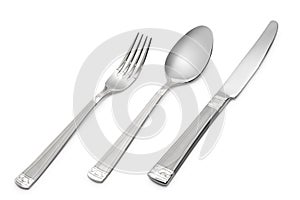 Spoon, knife, fork