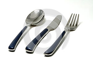 Spoon knife and fork