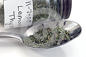 Spoon lemon thyme