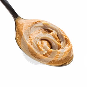 Spoon of peanut butter