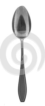 Spoon on pure white background