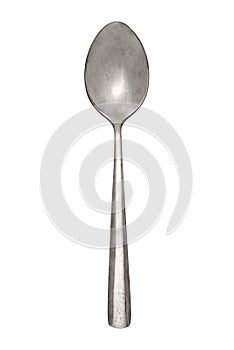 A spoon top close isolated
