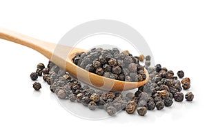 Spoon with Whole Black Pepper Granules