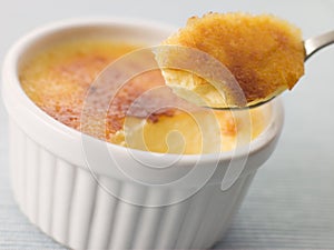 Spoonful of Creme Brulee photo
