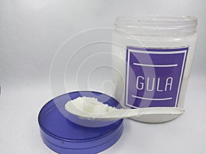 A spoonful of sugar and storage jar