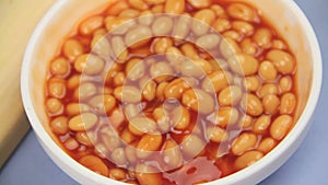 Spooning Baked Beans