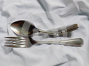Spoons and forks have different characteristics. and begins to deteriorate with age
