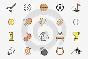 Sport 02 icons set 01