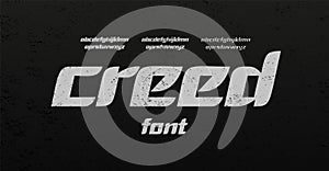 Sport alphabet letters font. Bold Italic Minimal Automotive Designs. Typography fonts regular bold thin weight lowercase