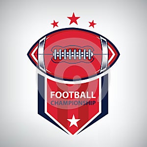 Sport American Football Logo. American style.