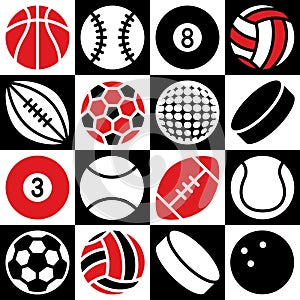 Sport Ball Checkerboard