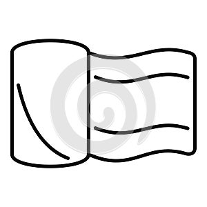 Sport bandage icon outline vector. Patient hurt