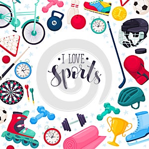 Sport banner vector