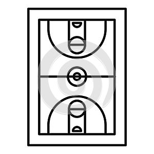 Sport basketball icon, outline style