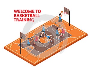 Sport Basketball Training Isometric