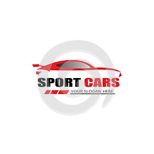 sport car logo template design vector - Vector