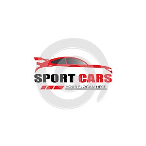 sport car logo template design vector - Vector