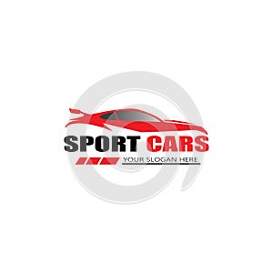 sport car logo template design vector - Vector