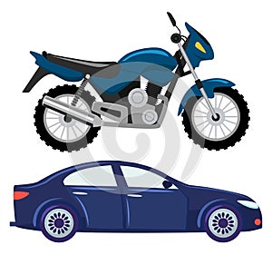Sport Car and Motorbike, Vehicle Transport