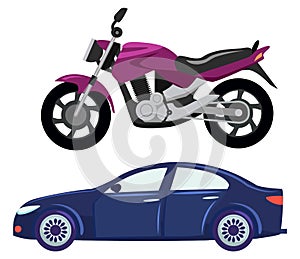 Sport Car and Motorbike, Vehicle Transport