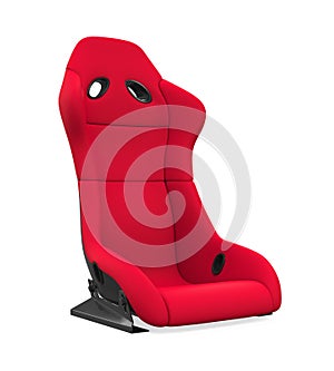 Sport Car Seat on Isolated
