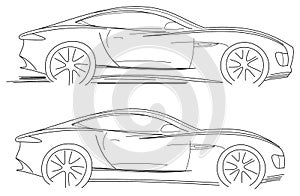 Sport Car Sketch