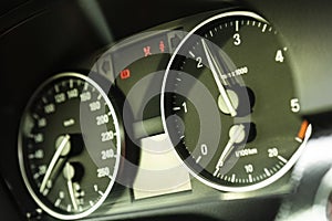 Sport car tachometer