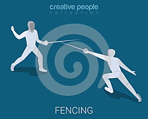 Sport collection: fenching lunge