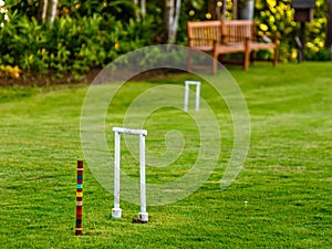 Sport of Croquet background