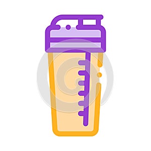 Sport Cup Equipment Shaker Vector Thin Line Icon