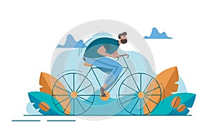 Sport, cycling, recreation, activity, summer concept