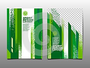 Sport Design Layout ,template Design, Sport Background, Dynamic Poster, Brush Speed Banner, Vector Illustration photo