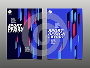 Sport Design Layout  template Design  Sport Background  Brush Speed Banner  Vector Illustration