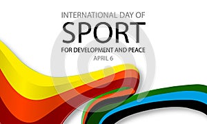 Sport for Development of Peace International Day banner ribbon