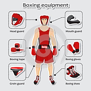 Sport equipment for boxing martial arts